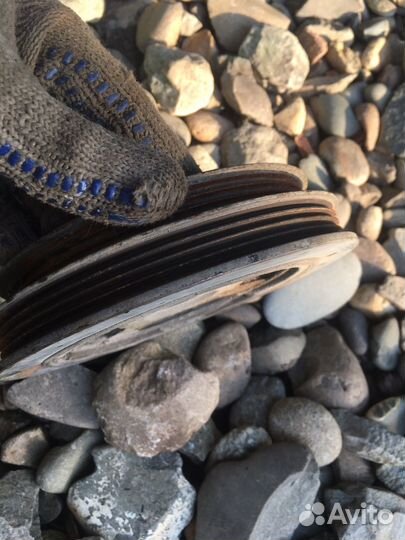 Toyota funcargo шкив коленвала nz под два ремня