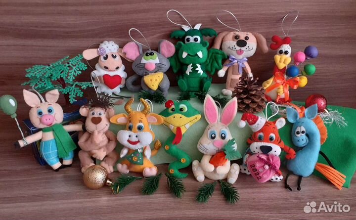 На заказ символ года на ёлочку