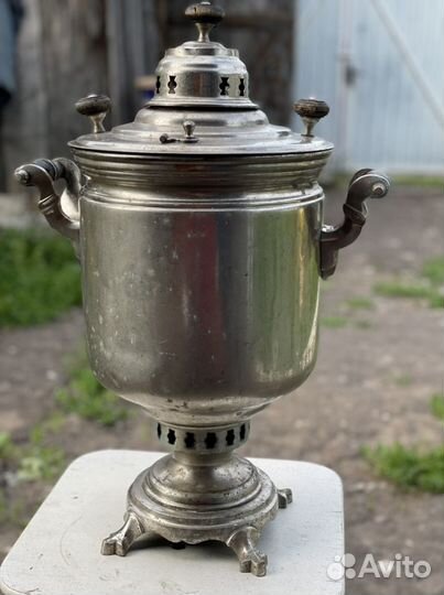 Самовар тульский на дровах 1948 года СССР