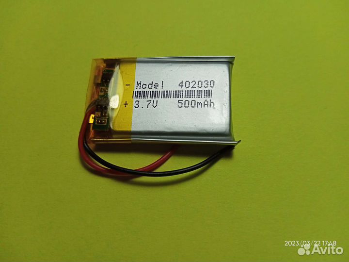 Li-Pol аккумулятор 3,7В 1500 / 800 / 600 / 500mAH