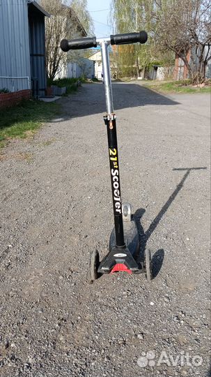 Самокат детский трехколесный бу