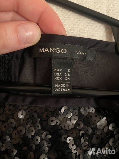 Платье черное Mango