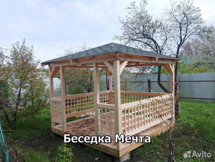 Беседки. Привезём и установим за 1 день