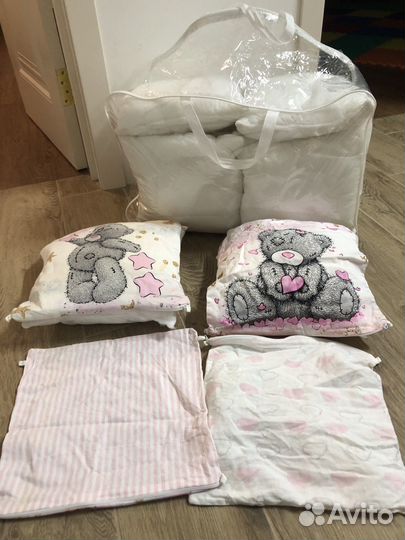 Бортики и балдахин в кроватку