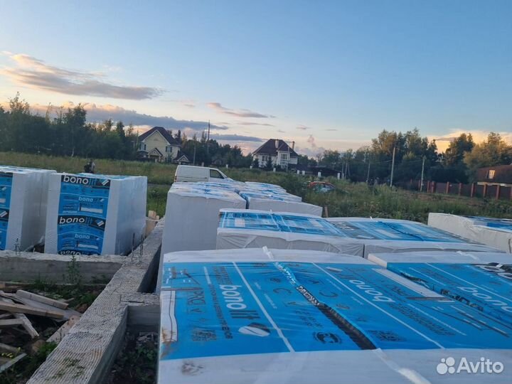 Газобетонные блоки с завода Бонолит