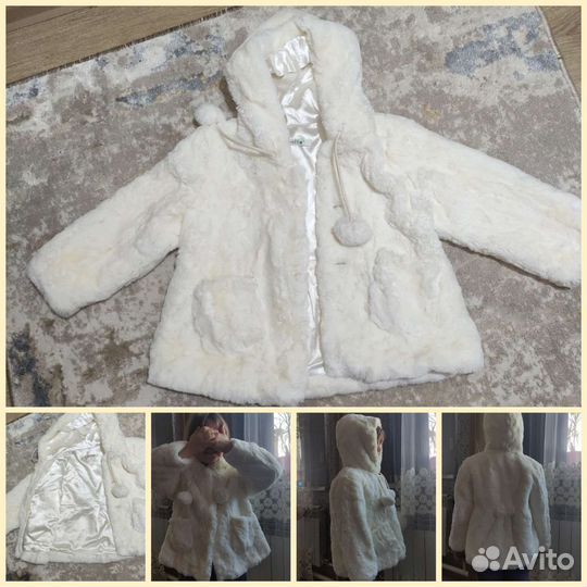 Шубка для девочки 122-128