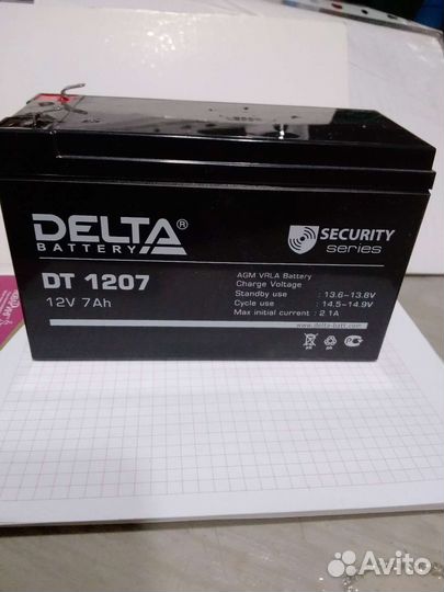 Аккумулятор 12v 7Ah