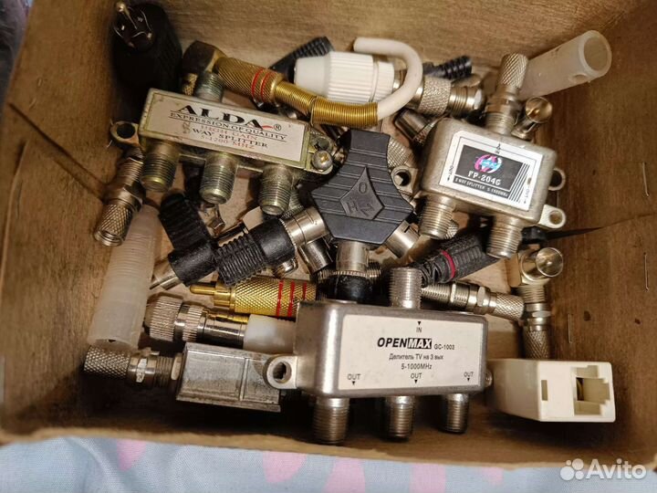 Тв TV разветвители (сплиттеры) и соединители