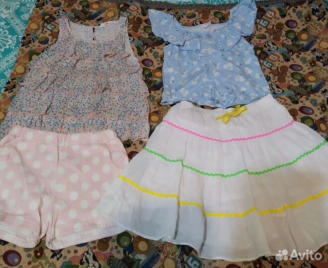 Шорты для девочек 7-10 лет