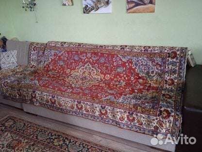 Дивандек гдр, накидка на диван 245*142, покрывало