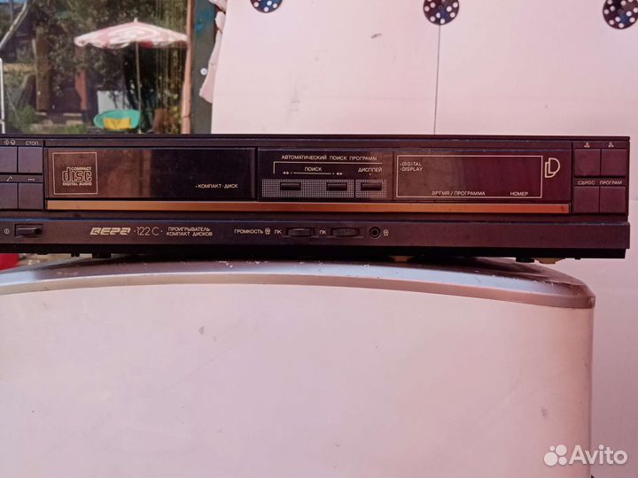 Проигрыватель компакт дисков вега 122с
