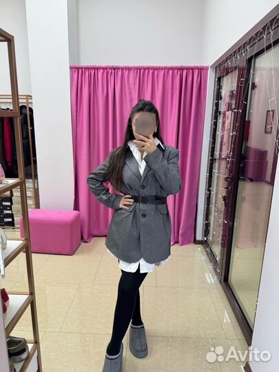 Платье пиджак с рубашкой