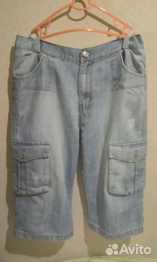 Шорты джинсовые мужские 52- 54 размер