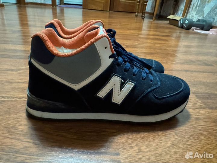 Кроссовки new balance зимние с мехом