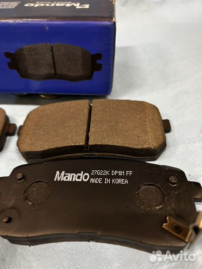 Колодки тормозные задние Mando MPH43