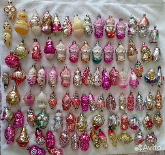 Елочные игрушки СССР