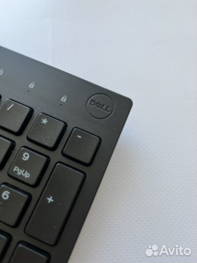 Клавиатура и мышь Dell WK636t, беспров., черный