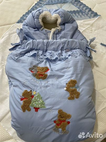 Конверт на выписку зимний