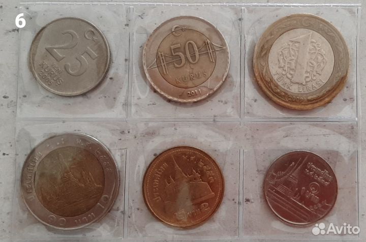 Разные монеты мира