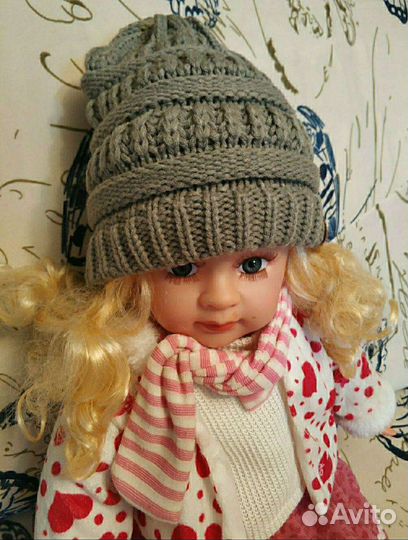 Шапка трикотаж детская новая