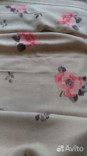 Ткань портьерная, льняное плетение