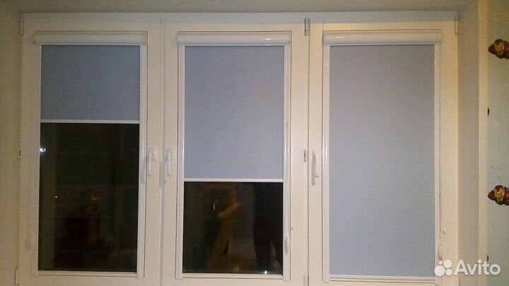 Жалюзи, рулонные шторы блэкаут. Уни