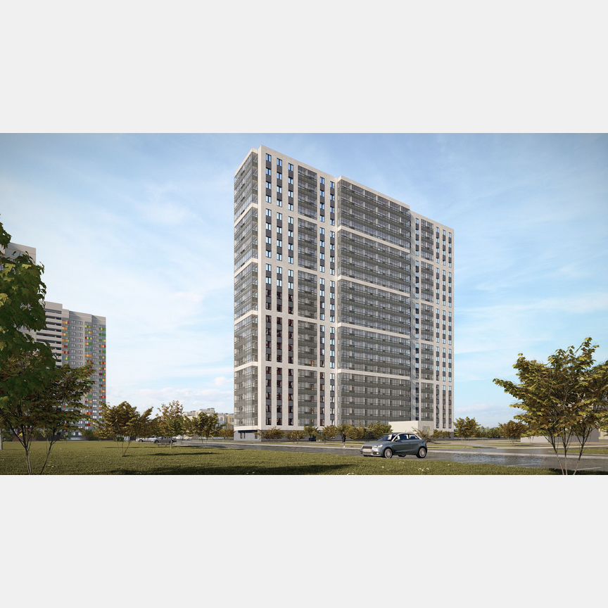 1-к. квартира, 35,1 м², 1/22 эт.