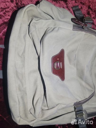 Рюкзак брезентовый холщовый