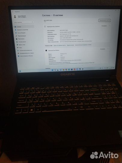 Игровой ноутбук gigabyte g5 kf 4060