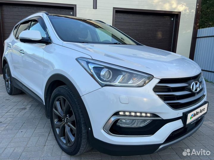 Hyundai Santa Fe 2.2 AT, 2016, 128 500 км