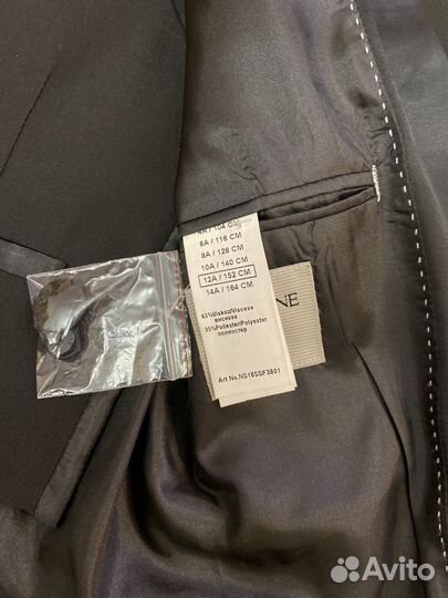 Костюм-Смокинг новый на р.140-152 чёрный ш