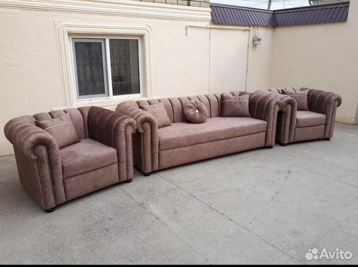 Диван и 2 кресла