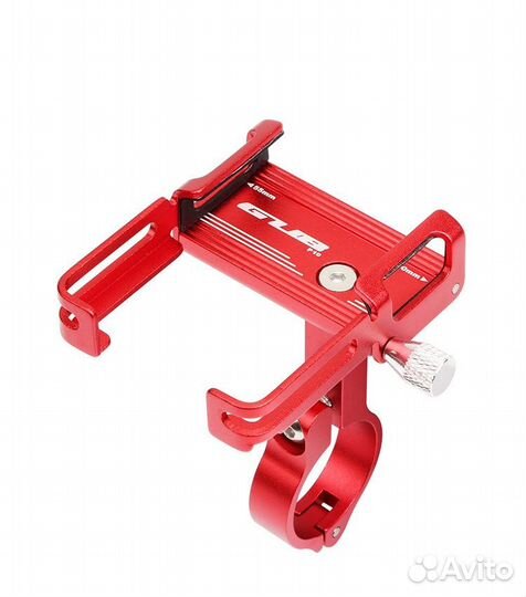 Крепление для телефона на велосипед GUB P10 с резинкой (Серебро-Черный)