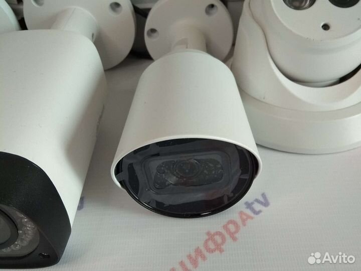 13 камер видеонаблюдения с микрофоном 4Мп Dahua