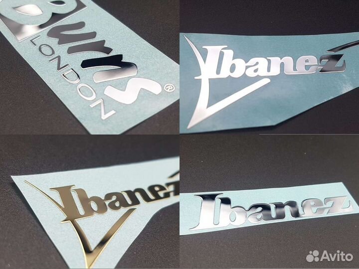 Наклейка металлическая для вашей гитары