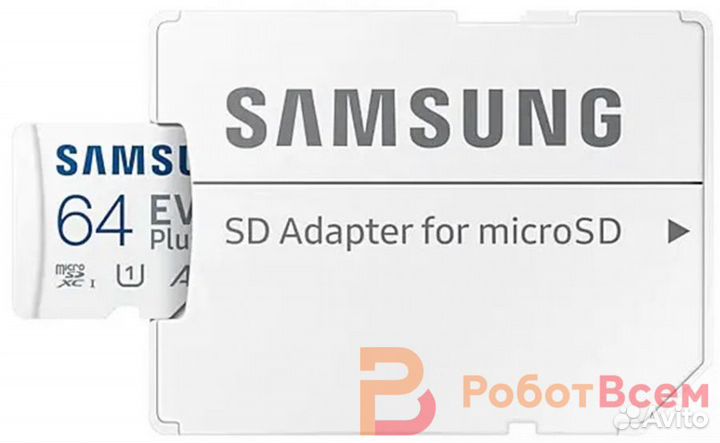 Карта памяти microsdxc Samsung EVO Plus 64 Gb 130M