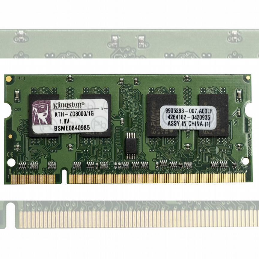 [KTH-ZD8000/1G] Оперативная Память Hp (Kingston) Pe832a 1gb Kth-Zd8000/1g