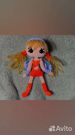 Кукла из бисера