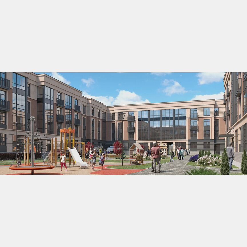 3-к. квартира, 77,1 м², 3/4 эт.