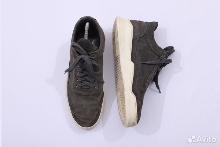 Filling Pieces Ghost Low Top Suede Shoes кроссовки