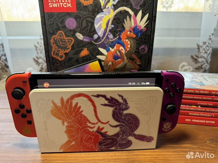 Nintendo switch oled с играми