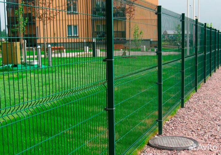 Забор из 3D сетки 40 метров