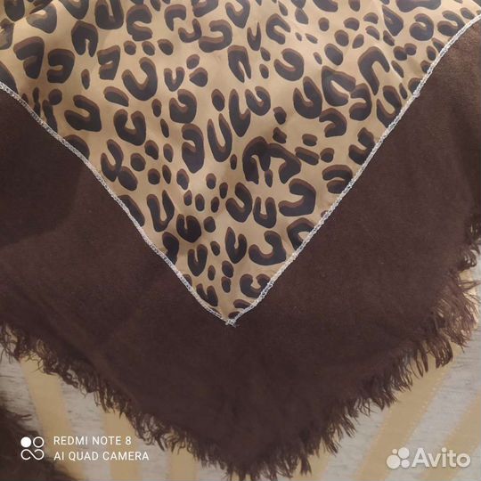 Платок на шею, палантин mosi (шерсть, акрил)