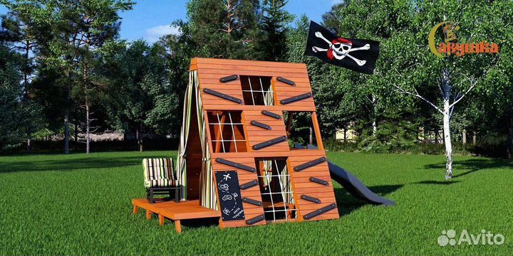 Новый детский спортивный комплекс для дачи