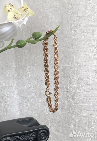 Золотой браслет Роза 585