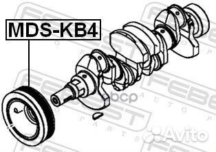 Шкив коленвала MDS-KB4 Febest