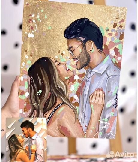 Портрет на холсте по фото в Кущёвской