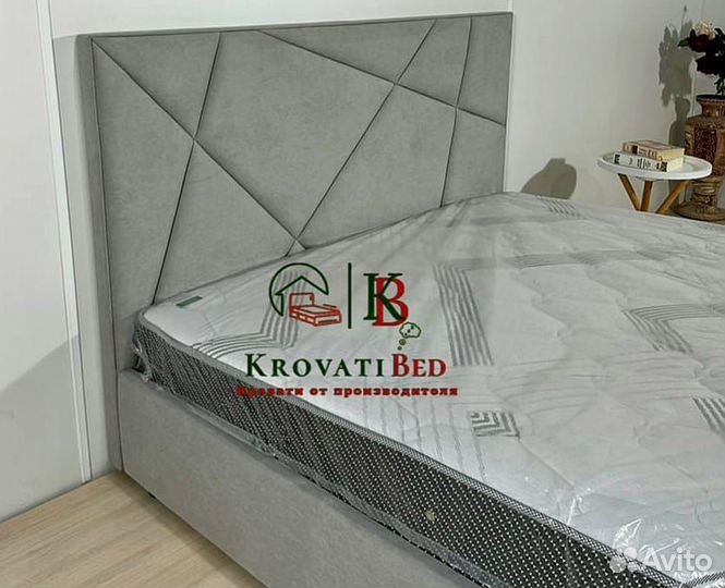 Кровать двухспальная 180/200 с матрасом на заказ