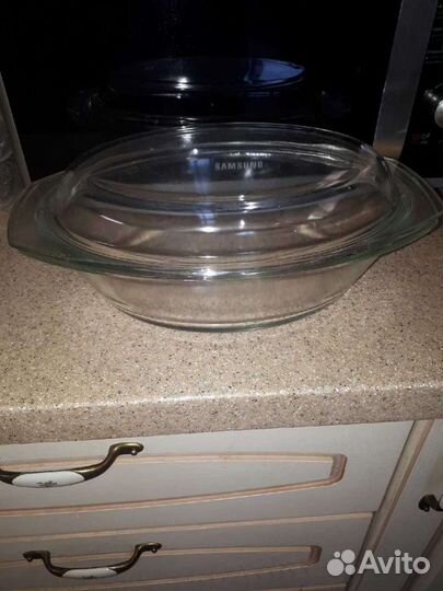 Стеклянная утятница(франция)