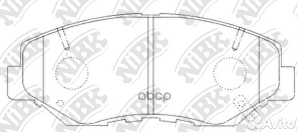Колодки NiBK PN8485 PN8485 NiBK